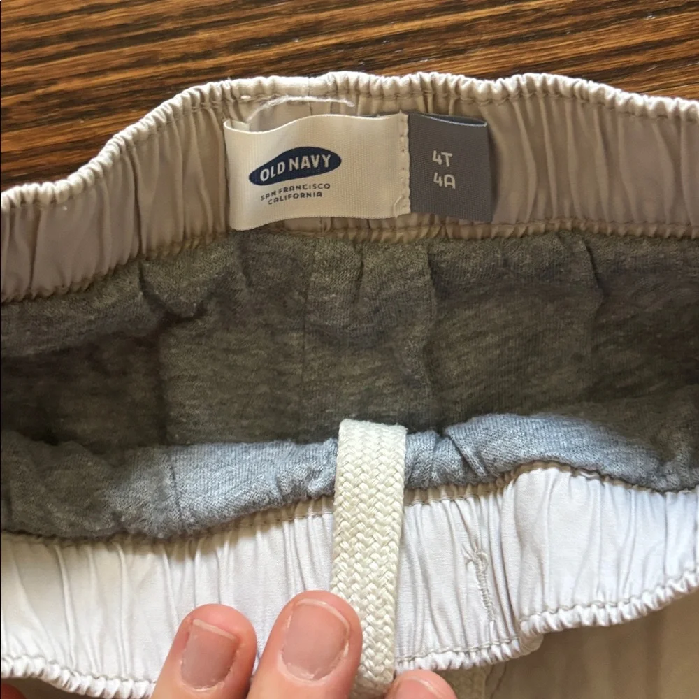Old Navy Lined Drawstring Joggers, Size 4T